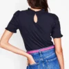 Imi Supersoft Frill T-shirt Navy Imi Supersoft Frill T-shirt Navy