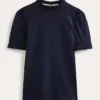 Imi Supersoft Frill T-shirt Navy Imi Supersoft Frill T-shirt Navy