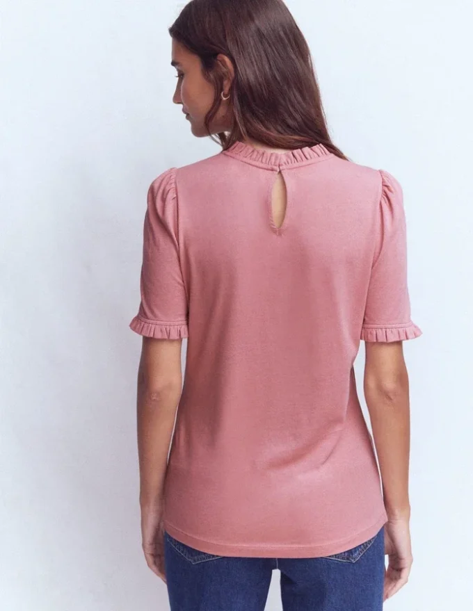 Imi Supersoft Frill T-shirt Vintage Rose Imi Supersoft Frill T-shirt Vintage Rose