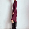 Imogen Collared Jersey Dress Deep Wisteria Imogen Collared Jersey Dress Deep Wisteria