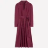 Imogen Collared Jersey Dress Deep Wisteria Imogen Collared Jersey Dress Deep Wisteria