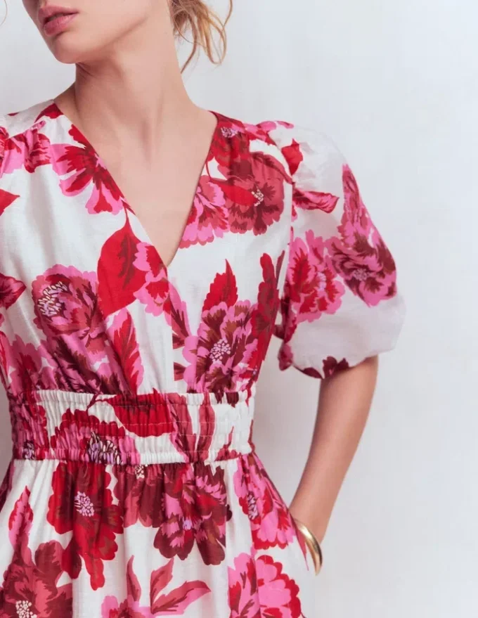 Irene Occasion Dress Pink Opulent Blossom Irene Occasion Dress Pink Opulent Blossom