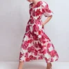 Irene Occasion Dress Pink Opulent Blossom Irene Occasion Dress Pink Opulent Blossom