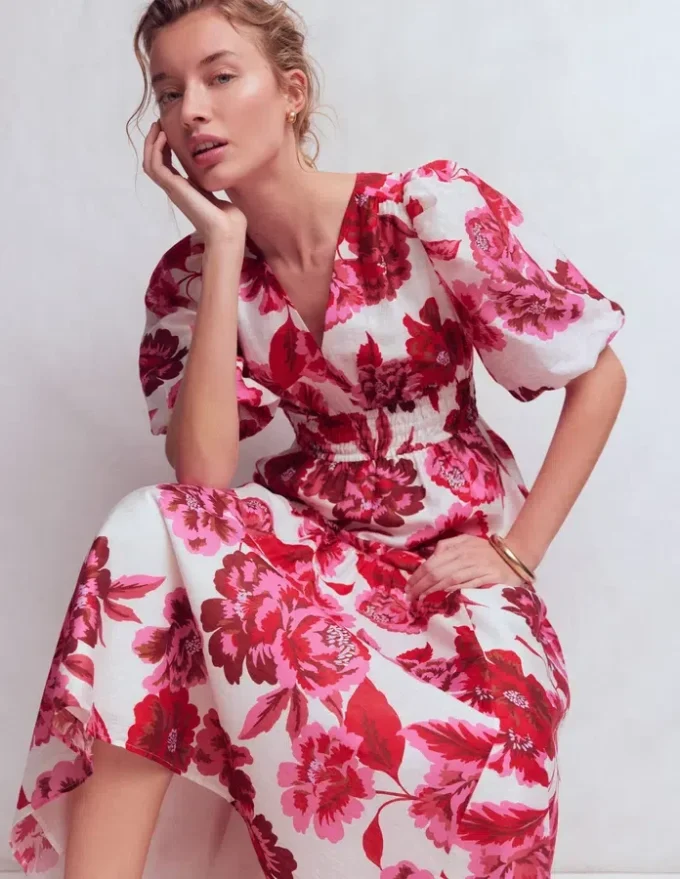 Irene Occasion Dress Pink Opulent Blossom Irene Occasion Dress Pink Opulent Blossom