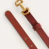 Iris Skinny Snaffle Trim Belt Tan Iris Skinny Snaffle Trim Belt Tan
