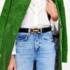 Iris Snaffle-Trim Leather Belt Black Iris Snaffle-Trim Leather Belt Black