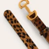 Iris Snaffle-Trim Leather Belt Leopard Iris Snaffle-Trim Leather Belt Leopard
