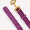Iris Snaffle-Trim Leather Belt Regal Purple Iris Snaffle-Trim Leather Belt Regal Purple
