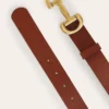 Iris Snaffle-Trim Leather Belt Tan Iris Snaffle-Trim Leather Belt Tan