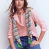 Isabel Ruffle Cotton Shirt Spring Blossom Pink Isabel Ruffle Cotton Shirt Spring Blossom Pink