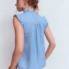 Isabel Sleeveless Linen Top Chambray Isabel Sleeveless Linen Top Chambray