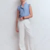 Isabel Sleeveless Linen Top Chambray Isabel Sleeveless Linen Top Chambray