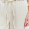 Islington Linen Crop Pants Ivory Islington Linen Crop Pants Ivory