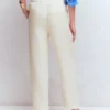 Islington Linen Crop Pants Ivory Islington Linen Crop Pants Ivory