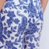 Islington Linen Crop Pants Mazarine Blue, Tigers Paradise