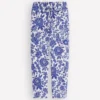 Islington Linen Crop Pants Mazarine Blue, Tigers Paradise