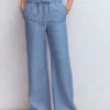 Islington Linen Pants Blue Chambray Islington Linen Pants Blue Chambray