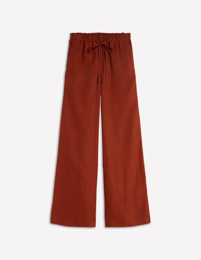 Islington Linen Pants Burnt Orange Islington Linen Pants Burnt Orange