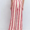 Islington Linen Pants Ivory, Brown & Pink Stripe Islington Linen Pants Ivory, Brown & Pink Stripe