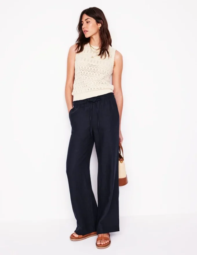 Islington Linen Pants Navy Islington Linen Pants Navy