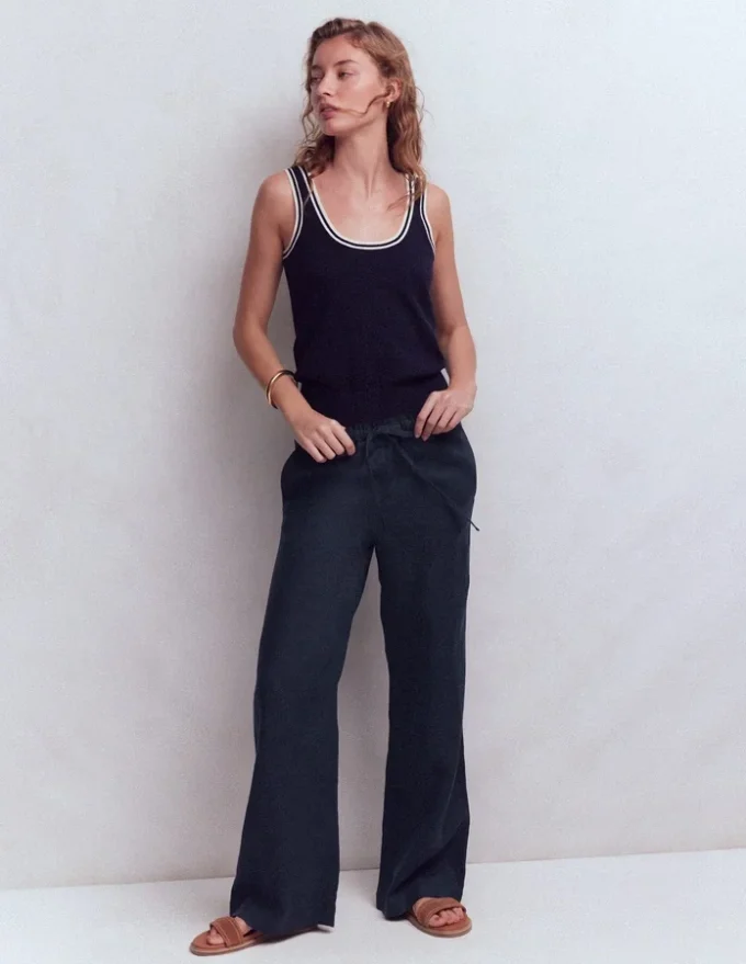Islington Linen Pants Navy Islington Linen Pants Navy