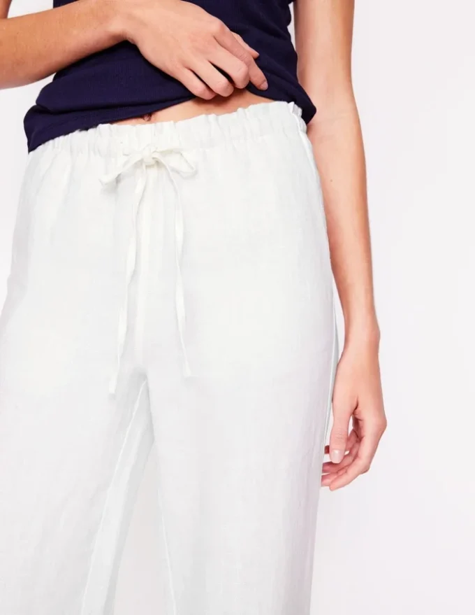 Islington Linen Pants White Islington Linen Pants White