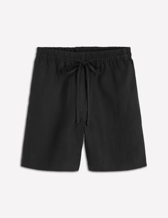 Islington Linen Shorts Black Islington Linen Shorts Black