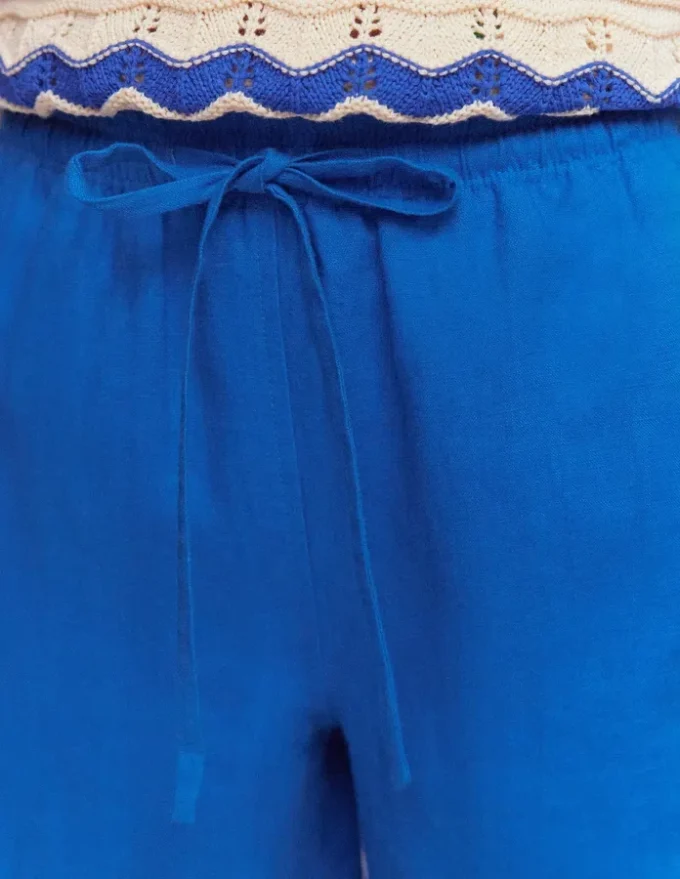 Islington Linen Shorts Kingfisher Blue Islington Linen Shorts Kingfisher Blue