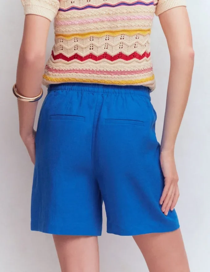 Islington Linen Shorts Kingfisher Blue Islington Linen Shorts Kingfisher Blue