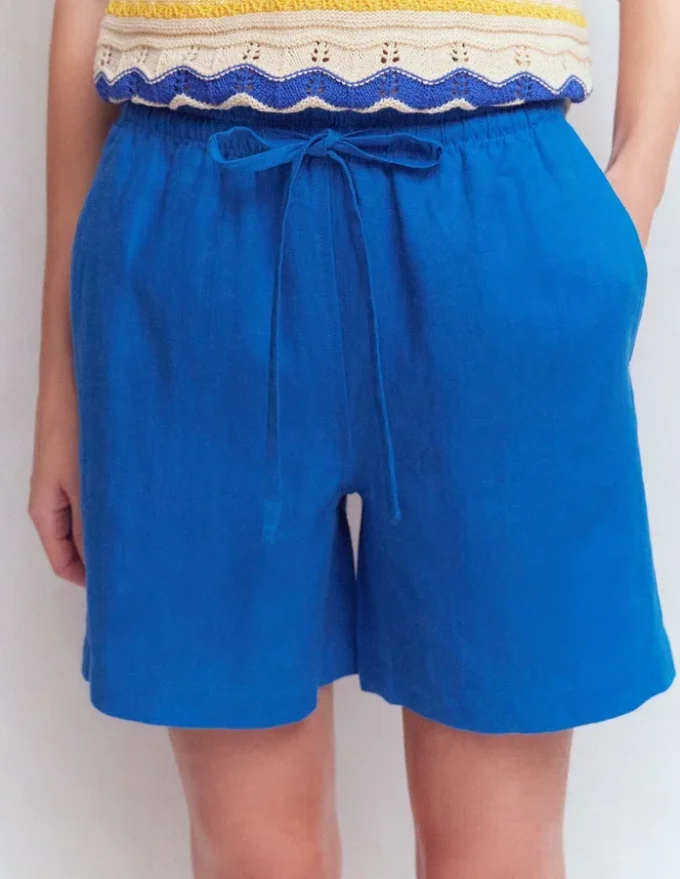 Islington Linen Shorts Kingfisher Blue Islington Linen Shorts Kingfisher Blue