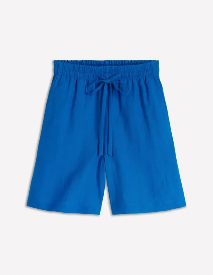 Islington Linen Shorts Kingfisher Blue Islington Linen Shorts Kingfisher Blue