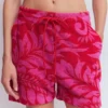 Islington Towelling Shorts Salsa, Floral Islington Towelling Shorts Salsa, Floral