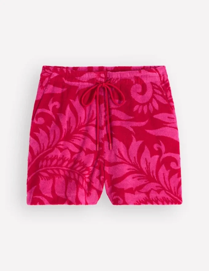 Islington Towelling Shorts Salsa, Floral Islington Towelling Shorts Salsa, Floral
