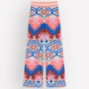 Jacquard Knitted Pants Multi Aztec