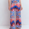 Jacquard Knitted Pants Multi Aztec