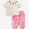 Jersey and Woven Play Set Strawberry Gingham Jersey and Woven Play Set Strawberry Gingham