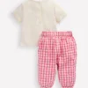 Jersey and Woven Play Set Strawberry Gingham Jersey and Woven Play Set Strawberry Gingham