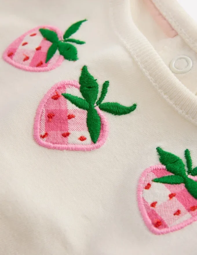 Jersey and Woven Play Set Strawberry Gingham Jersey and Woven Play Set Strawberry Gingham