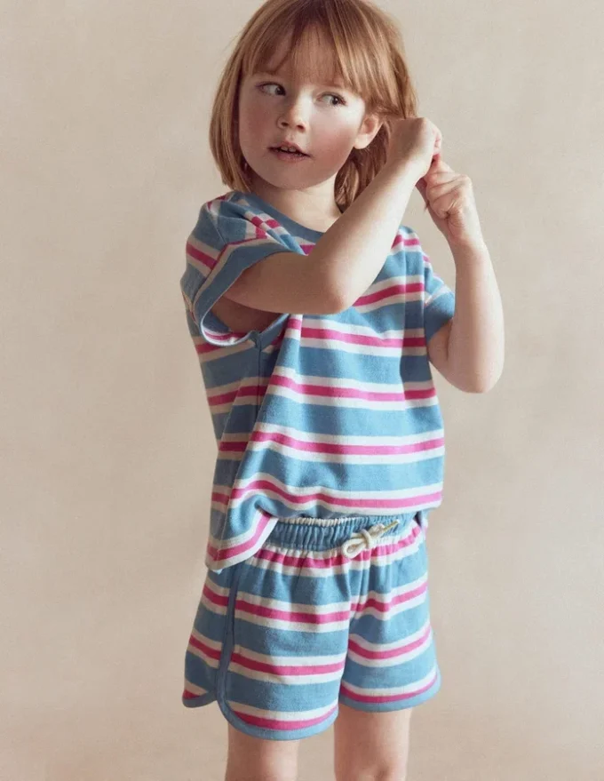 Jersey Boxing Short Blue Stripe