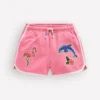 Jersey Boxing Short Bubblegum Pink Badges