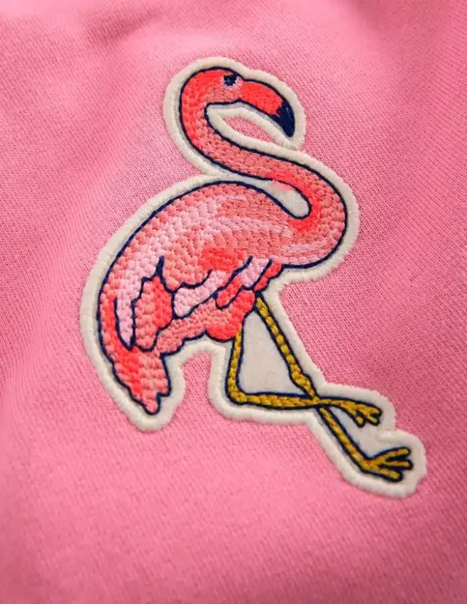 Jersey Boxing Short Bubblegum Pink Badges