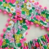 Jersey Cross-back Dress Ditsy Floral