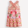 Jersey Cross-back Dress Hotchpotch Floral