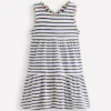 Jersey Cross-back Dress Starboard Blue Stripe