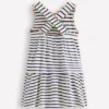 Jersey Cross-back Dress Starboard Blue Stripe