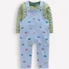 Jersey Overalls Set Blue Construction