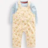 Jersey Overalls Set Ecru Geese Jersey Overalls Set Ecru Geese
