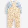 Jersey Overalls Set Ecru Geese Jersey Overalls Set Ecru Geese