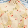 Jersey Overalls Set Ecru Geese Jersey Overalls Set Ecru Geese