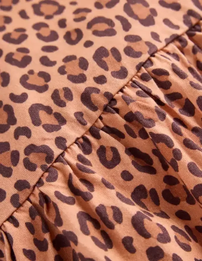 Jersey T-Shirt Dress Leopard Jersey T-Shirt Dress Leopard
